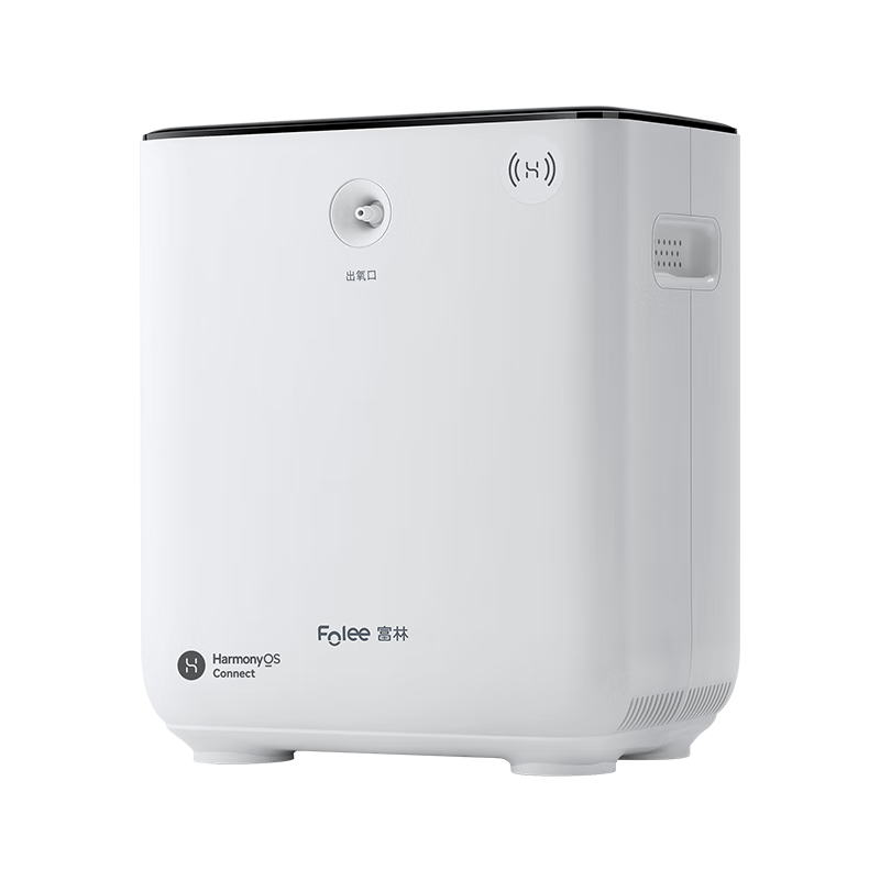 富林（Folee）家用制氧机老人吸氧鸿蒙智联便携式轻音雾化一体机FL100CW