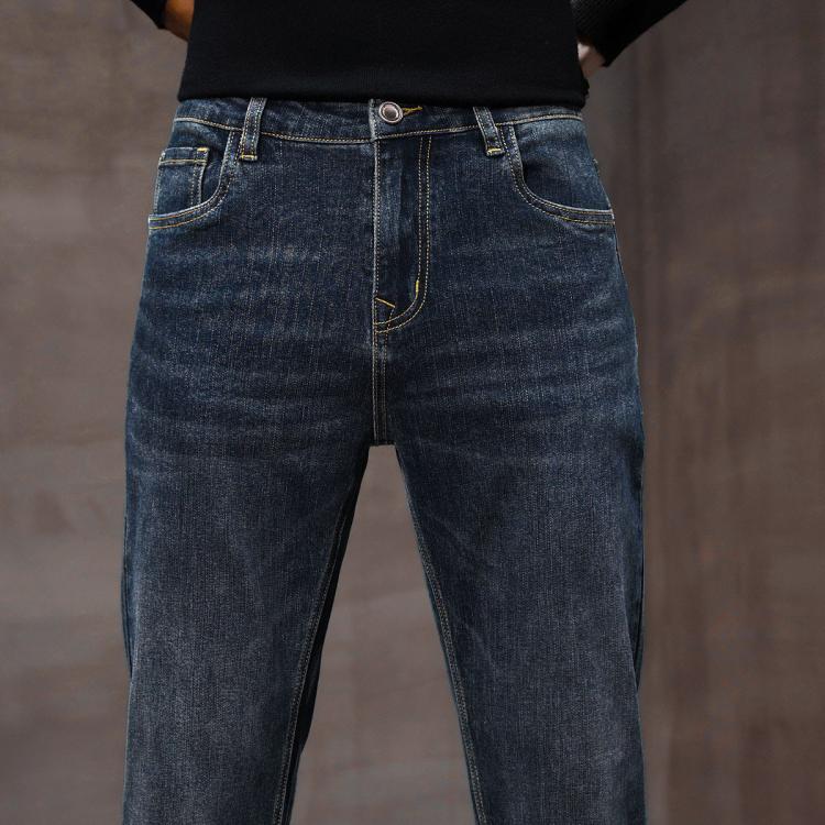 2025年牛仔裤男春季款青年直筒长裤牛仔裤弹力百搭裤子男