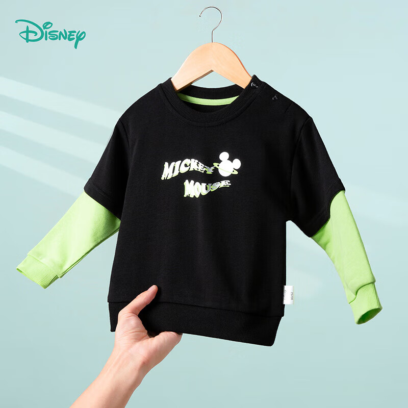 迪士尼宝宝（Disney Baby）童装儿童时尚休闲舒适舒适保暖长袖卫衣 221DS0401