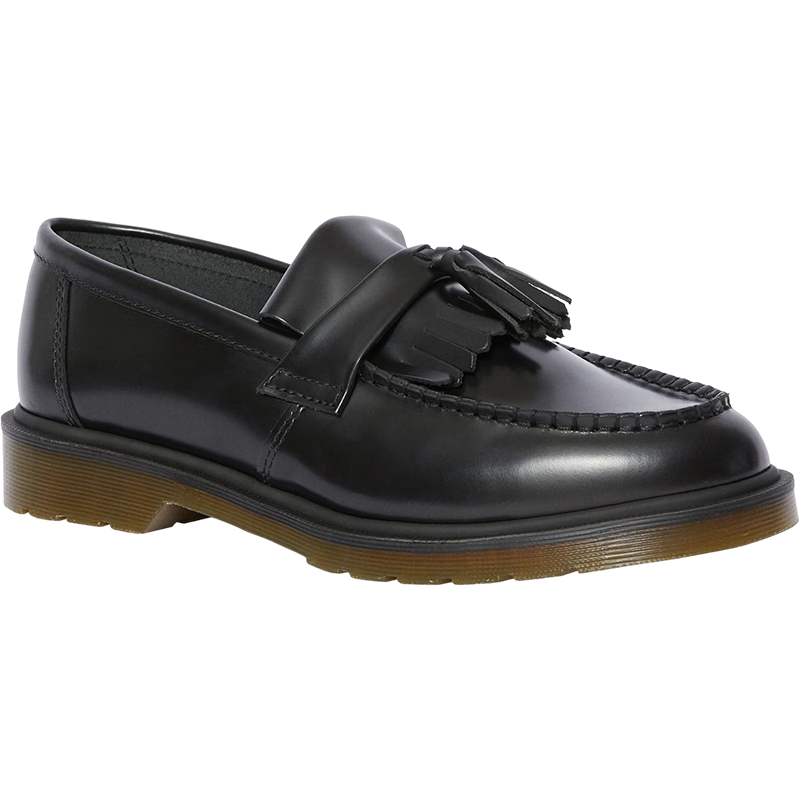 马丁（马汀博士 Dr.Martens）Adrian英伦男女春夏舒适一脚蹬光面皮乐福皮鞋