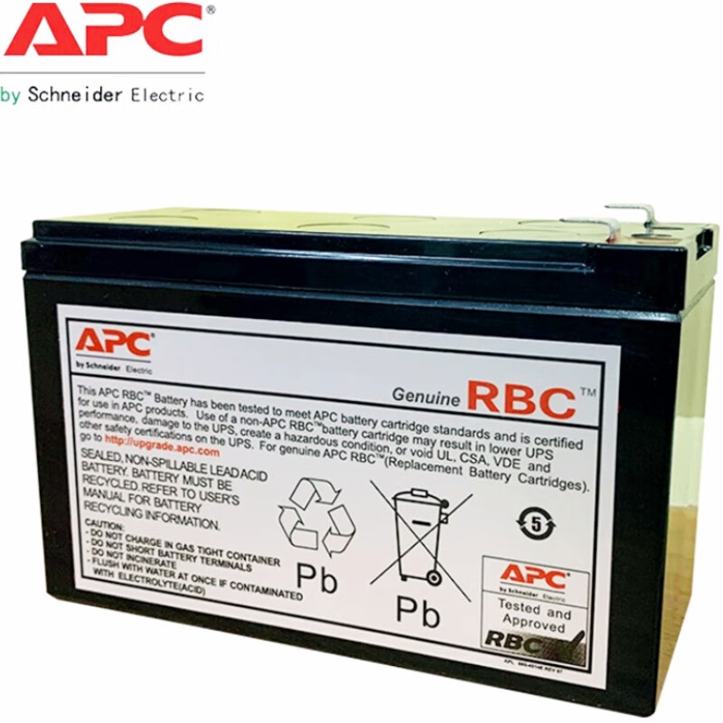 APC RACK-UPS BK650 不间断电源BK500M BK500 BK650M2-CH RBC2蓄电池 BK650M2-CH电池
