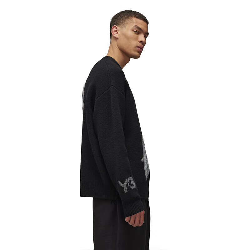 Y-3【秋上新】y3GFX KNIT CREW男女同款羊毛衫男潮毛衣51-IW7482