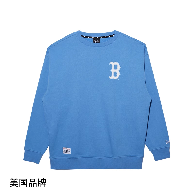 New Era纽亦华MLB系列经典卫衣长袖圆领套头衫百搭潮
