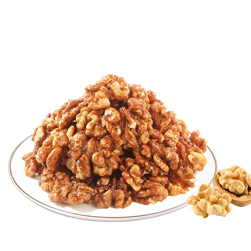 良品铺子核桃仁奶香味核桃每日坚果干果年货休闲零食 【10袋装】琥珀核桃仁 -