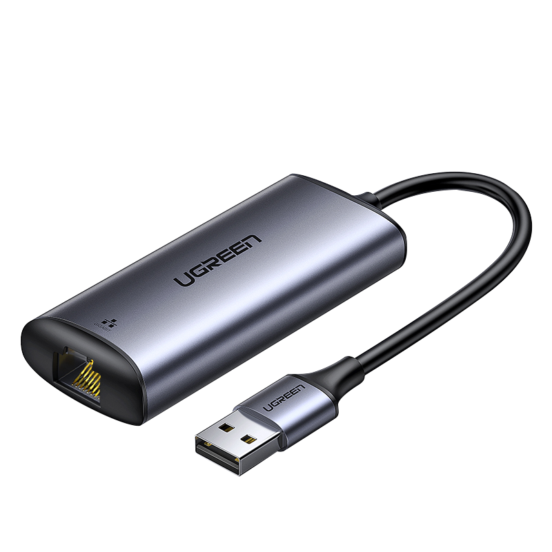 绿联2.5g网卡USB3.0外置网线转接口2500M高速typec千兆免驱动接rj45有线转换器适用于台式机笔记本电脑NAS