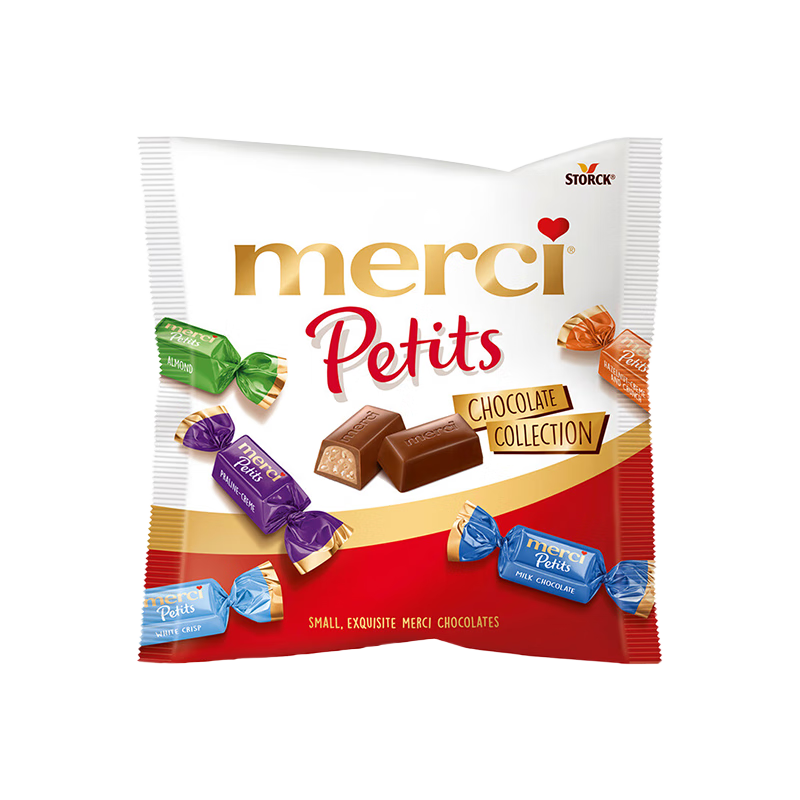 MERCI德国进口 混合口味  女神节优选巧克力经典装125g【零食广场】