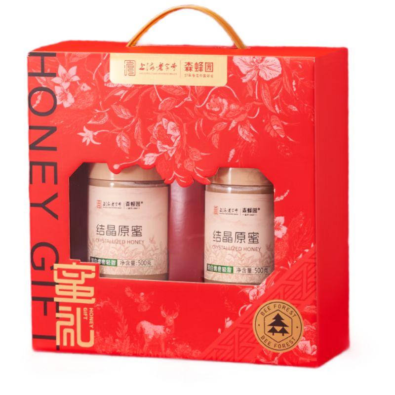  森蜂园 结晶原蜜 蜂蜜礼盒