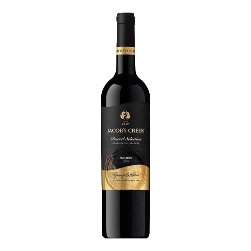 杰卡斯杰卡斯Jacob’s Creek澳意AU888西拉加本纳干红葡萄酒红酒澳洲 西拉加本纳干红葡萄酒
