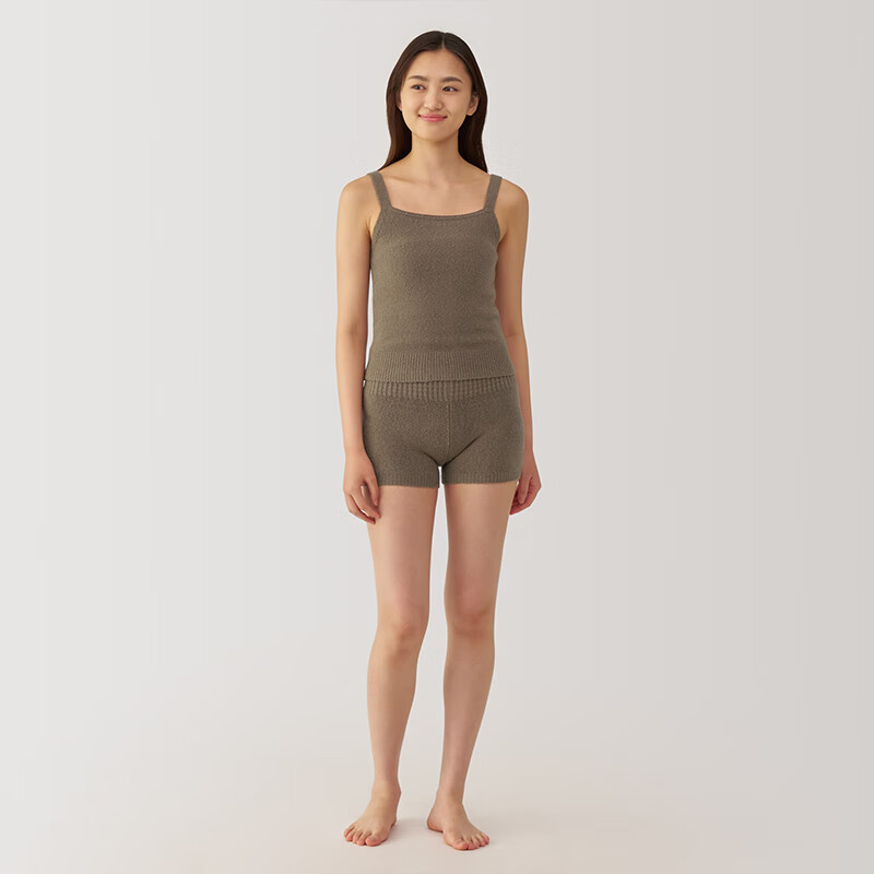 无印良品（無印良品 MUJI）女式 棉混软糯针织 吊带背心 女士女款 FCA08A4A