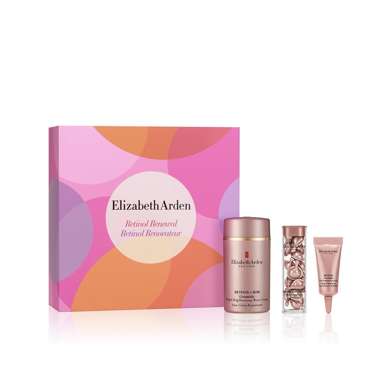 伊丽莎白雅顿 Elizabeth Arden 时空焕活淡纹紧致面霜套装 胶囊14粒装+面霜50ml+眼霜5ml