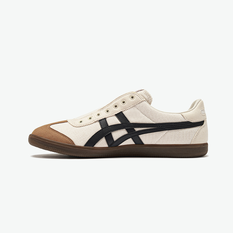 Onitsuka Tiger鬼塚虎TOKUTEN SLIP-ON米色一脚蹬德训鞋