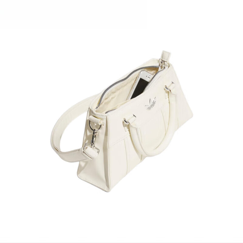 阿迪达斯 （adidas）三叶草运动休闲复古风沙漏单肩斜挎手拎包JP0143JP0406 黑色JP0143