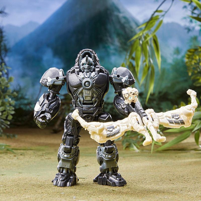 孩之宝变形金刚 Transformers玩具电影7创意变形15系列 猩猩队长2只装 男孩