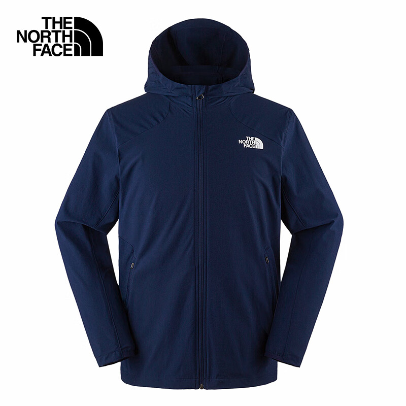 北面（The North Face）北面防晒衣男春夏新款户外舒适透气UPF50+皮肤衣24春夏新款8AUR 8K2/