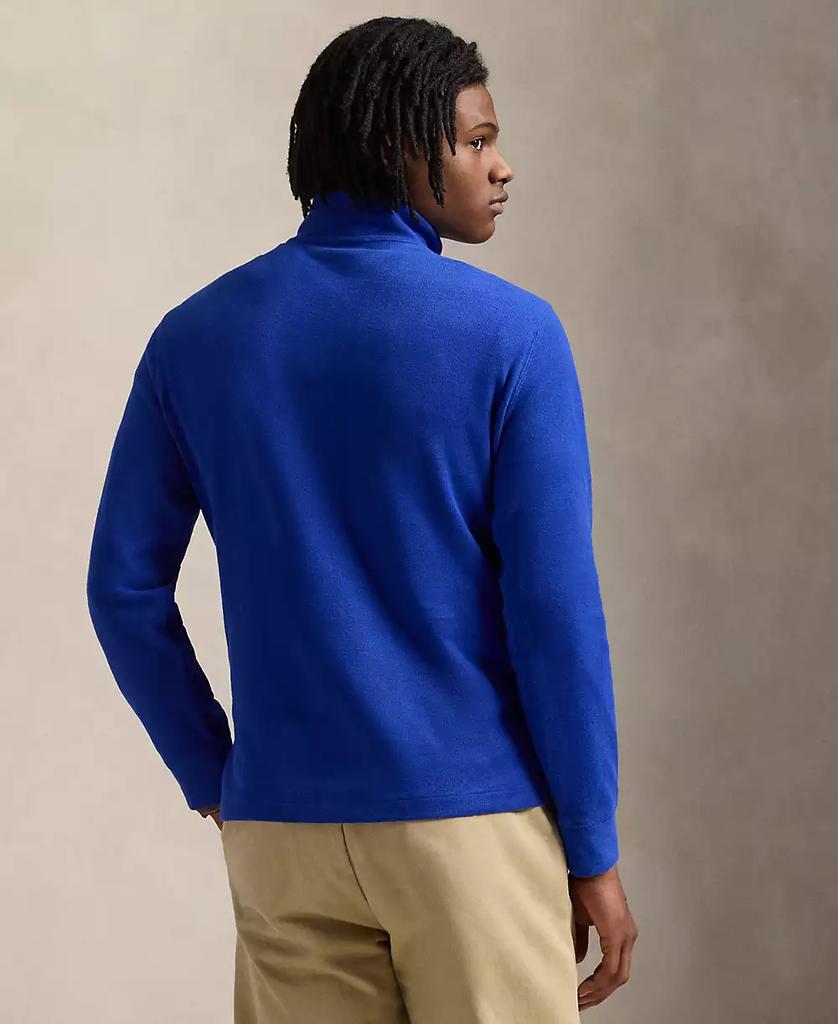 Men's Estate-Rib Cotton Quarter-Zip Pullover