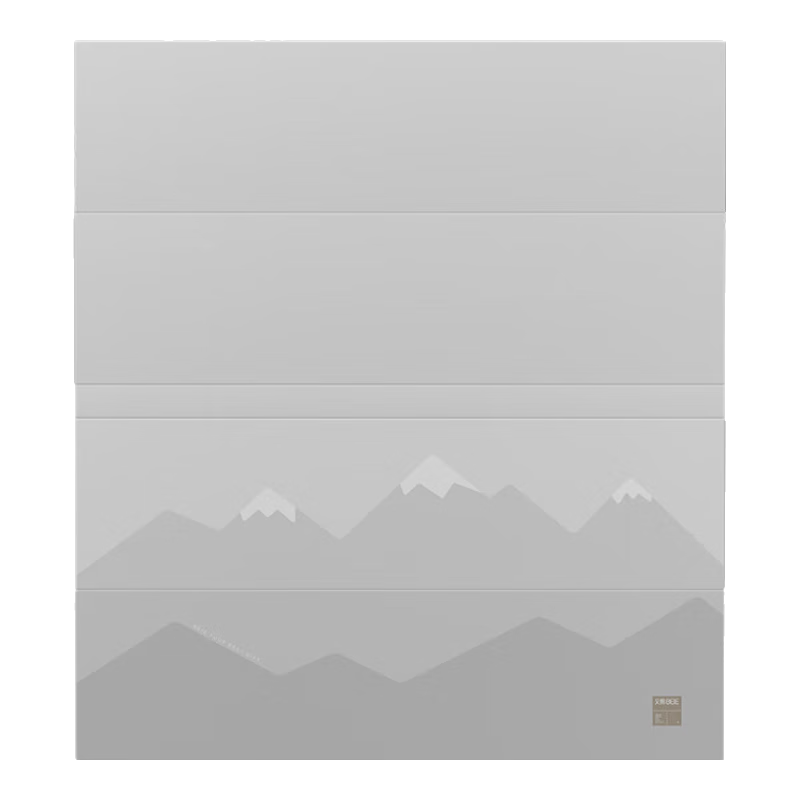 贝易（BeiE）爬爬垫婴儿IXPE爬行垫加厚PU宝宝可折叠地垫儿童泡沫爬爬垫 IXPE内胆【透气更抗菌】山趣+云母灰 180*200*4cm【1W+透气孔更抗菌】
