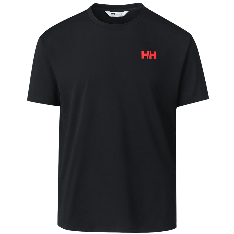 哈雷汉森HELLY HANSEN/HH 25夏新款休闲防晒速干弹力图案印花短袖T恤