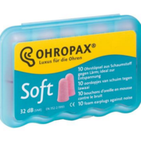 凑单品： OHROPAX soft 超软型专业睡眠耳塞 防噪音 中号 10个装