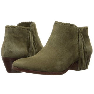 Sam Edelman Paige 女士真皮踝靴   Moss Green 5