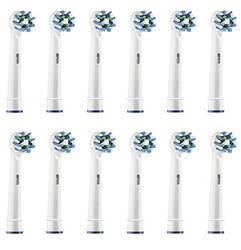 Oral B Cross Action Compatible Replacement Brush Heads for Oral-B Electric Toothbrushes