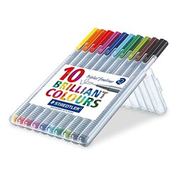 STAEDTLER 施德楼 334 SB10 10色 水彩笔