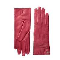 限尺码：COACH Leather Basic Gloves 女士皮手套