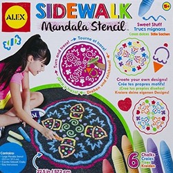 ALEX Toys 艺术家工作室系列 Sidewalk Mandala 涂鸦套装