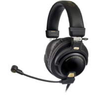 audio-technica 铁三角 ATH-PG1 头戴式专业游戏耳机 黑色