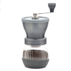 HARIO 日本原装进口手摇咖啡磨豆机陶瓷磨芯可调节带玻璃存储罐 MSCS-2DTB