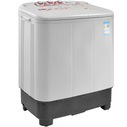 小天鹅（LittleSwan）TP80-DS905 半自动双桶双缸洗衣机 强力电机 喷淋洗涤 3年包修省水省电