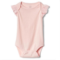 Gap 盖璞 624877 女婴纯棉蝴蝶袖连体衣