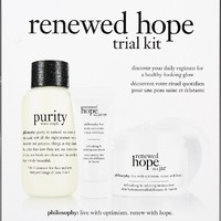 全球PrimeDay：Philosophy  Renewed Hope 试用护肤三件套装（洁面+日霜+眼霜） *2件