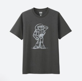 UNIQLO 优衣库 193278 U系列 REFLECTIVE PRINT 男士反光印花T恤