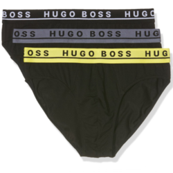 BOSS Hugo Boss 男士三角内裤3条装（黄 灰 白） *2套
