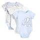 Macy's First Impressions 165002519 纯棉印花婴儿连体衣 3件套