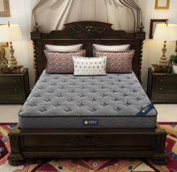 梦神(MENGSHEN)床垫 进口乳胶床垫 独立袋装弹簧床垫 3D呼吸面料 席梦思床垫 温莎古堡 1.8米*2.0米*0.28米