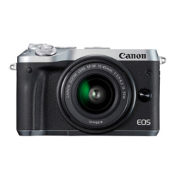 Canon 佳能 EOS M6微单相机 银色(佳能EF-M 15-45mm镜头)套机