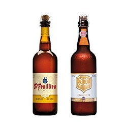 智美 白帽啤酒 750ml + St-Feuillien 圣佛洋 金啤酒 750ml