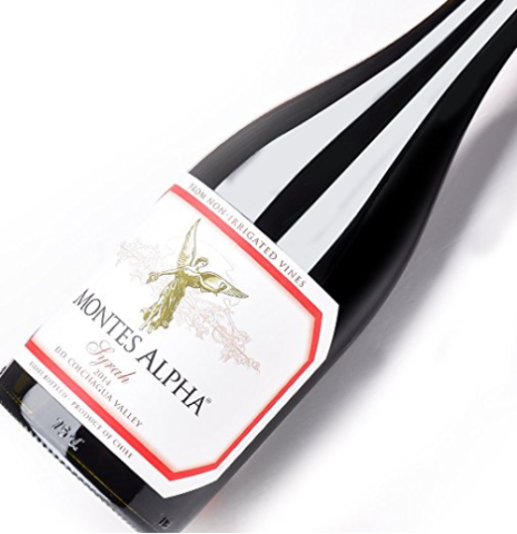 montes 蒙特斯 alpha 欧法西拉红葡萄酒 750ml