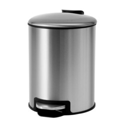 【京东超市】欧润哲 缓降静音垃圾桶  5L不锈钢废纸桶 自带胶袋专利款