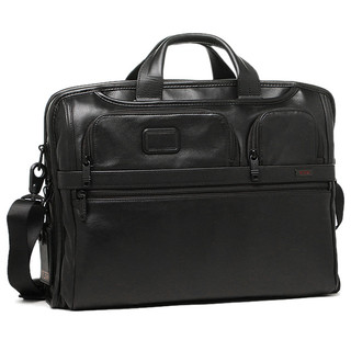 TUMI Alpha 2 COMPACT LARGE SCREEN LAPTOP LEATHER BRIEF 96114 真皮公文包