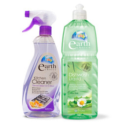 EarthChoice 澳诺雅 油污清洁剂 600ml + 芦荟洗洁精 1L