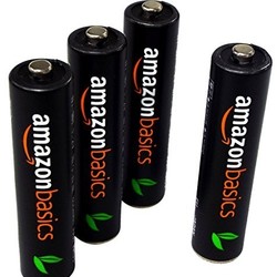 AmazonBasics 亚马逊倍思 7号镍氢充电电池AAA型 850mAh 4节装