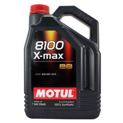 法国摩特（MOTUL）8100 X-max 0w-40 5L 全合成机油 汽车润滑油 5L