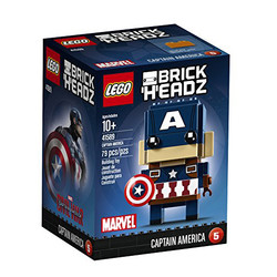 LEGO 乐高 BrickHeadz 41589 美国队长积木组装人偶