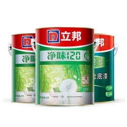 NIPPON PAINT 立邦  净味120竹炭五合一墙面漆套装 面漆5L*2+底漆5L×1 