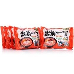 出前一丁 NISSIN 方便面 北海道味增猪骨汤味 100g*5袋 五连包