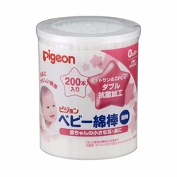 Pigeon 贝亲 婴儿专用清洁棉签 200枚