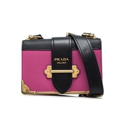 PRADA 普拉达 cahier 女士牛皮单肩包