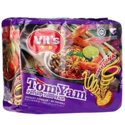 唯一面 VIT'S 马来西亚进口方便面 唯一面东炎口味快熟面五连包78g*5包